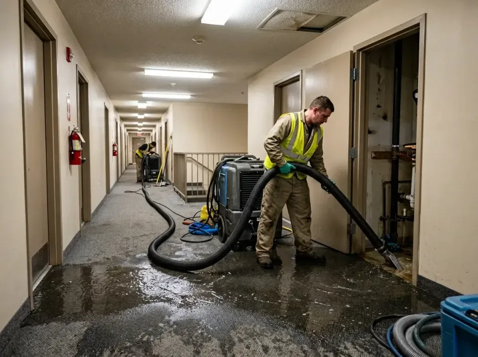 multi-unit-apartment-hallway-f-005 — frequently asked questions, Emergency Burst Pipe Water Extraction & Removal in Ridgway,…